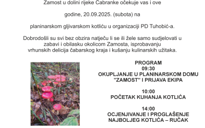 Gljivarski kotlić – Zamost 2025.